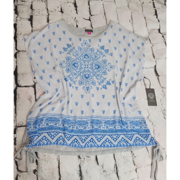 Vince Camuto Semi Sheer Sleevelss Top sz XL - Picture 4 of 6